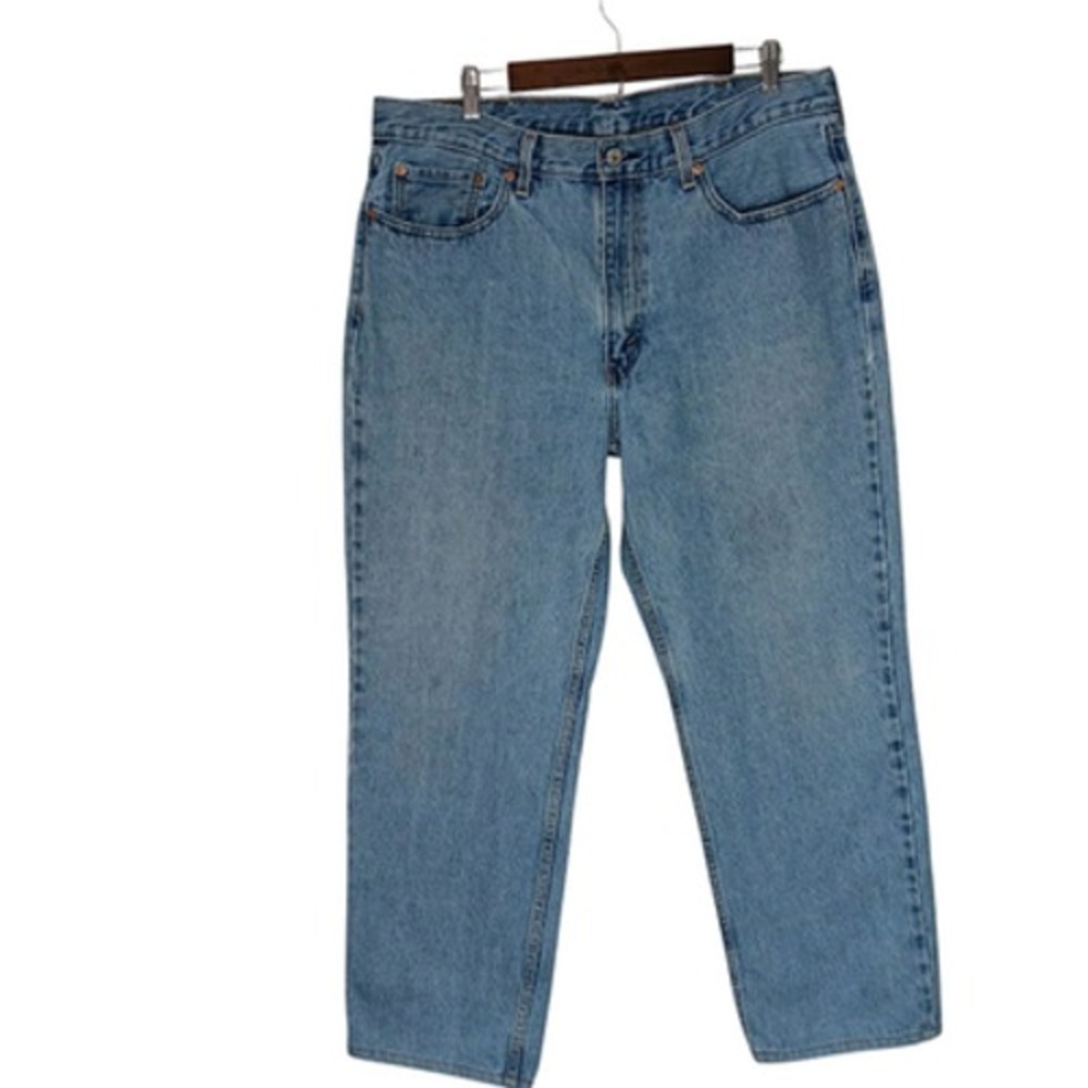 Levi's 550 Jeans Men 38x32 Relaxed Fit Tapered Leg‎ Blue Denim Classic USA